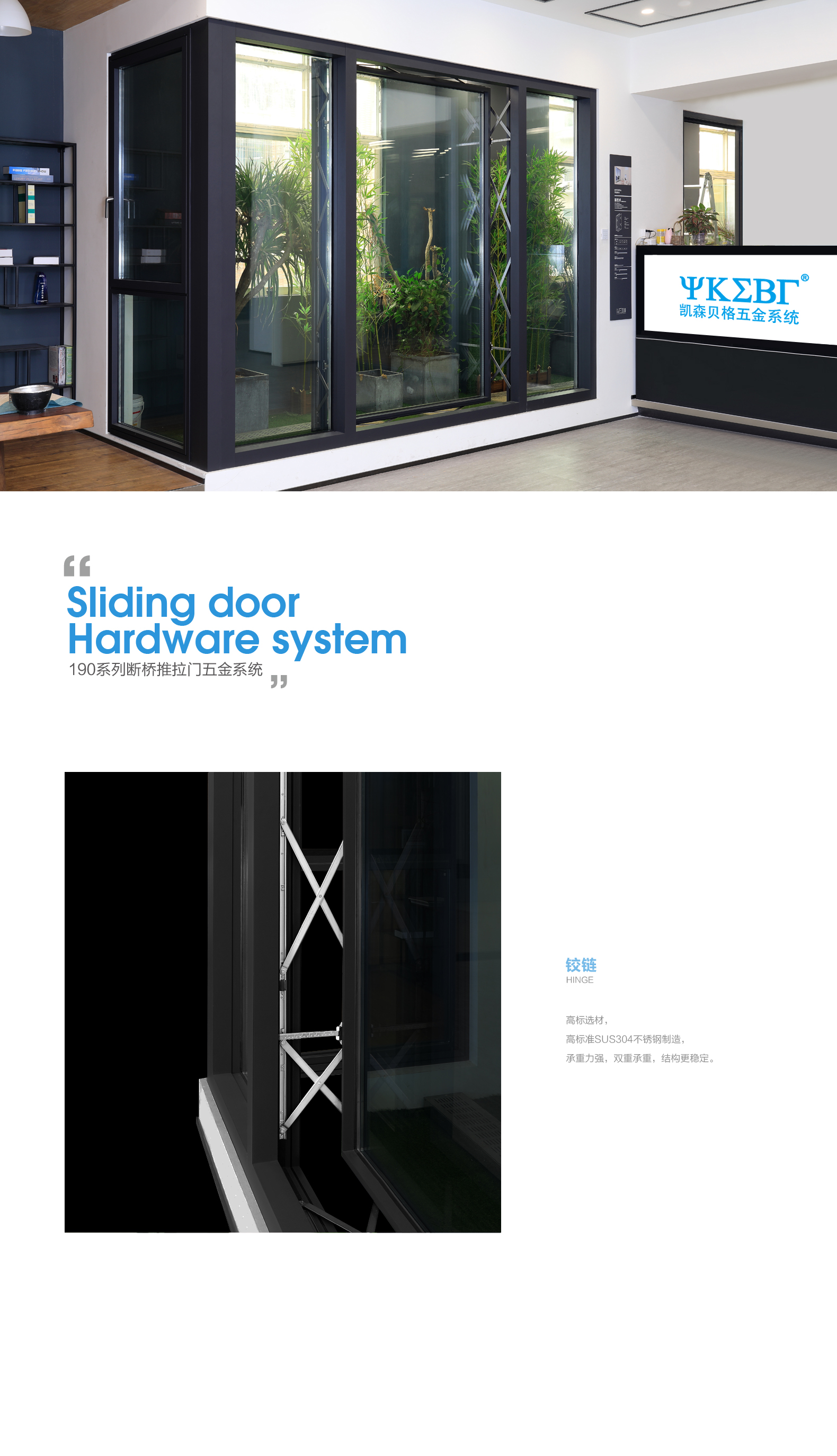 平推門窗五金系統